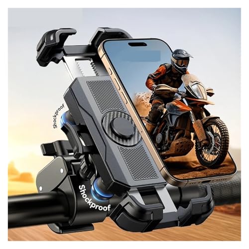 Support de téléphone pour moto à fixation anti-vibration haute performance - 2