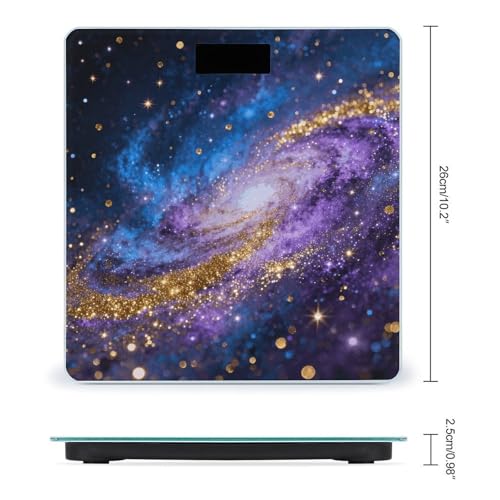 Galaxy Glitter Báscula Digital de Baño Precisa y Estable miniatura 2