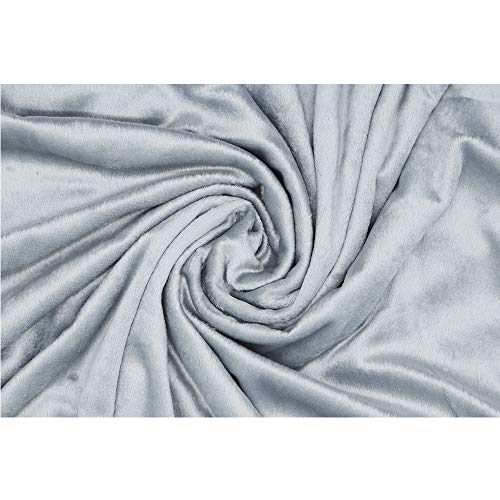 Annlaite Unisex Children's Baby Quilt Soft Baby Blanket Minky Dot- Sherpa Fleece Baby Blanket 30 By 40 Grey #TOP4