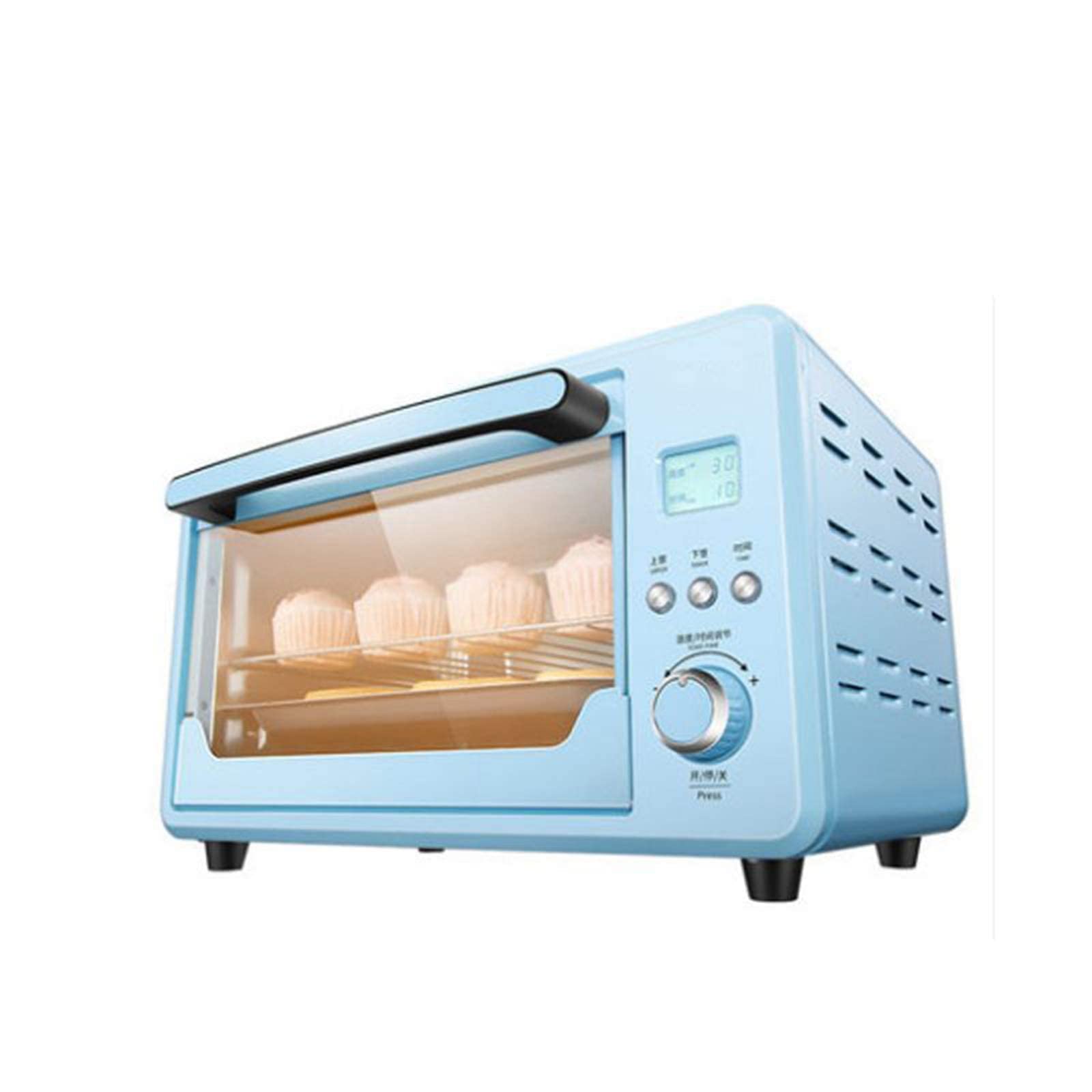 Piekarnik Mini Piekarnik Z Regulacją Temperatury Premium Konwekcyjny Piekarnik Halogenowy Idealny Do Pieczenia, Pieczenia