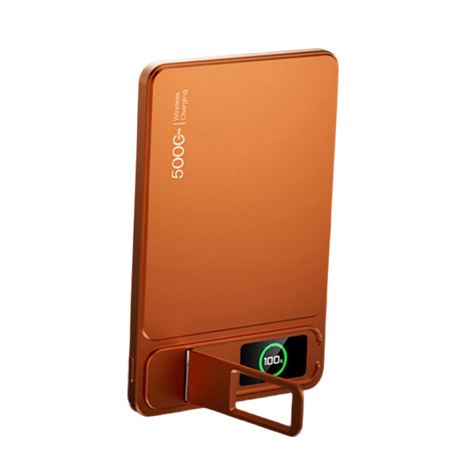 Batería portátil de reserva de energía de 5000 mAh, 5000 mAh, 10000 mAh, carga rápida con pantalla transparente para viajes y viajes