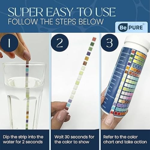 Image of Bepure 18 in 1 Water Testing Kit with TDS, pH, Chlorine and 14 More Parameter Testing | Instant Water Quality Result