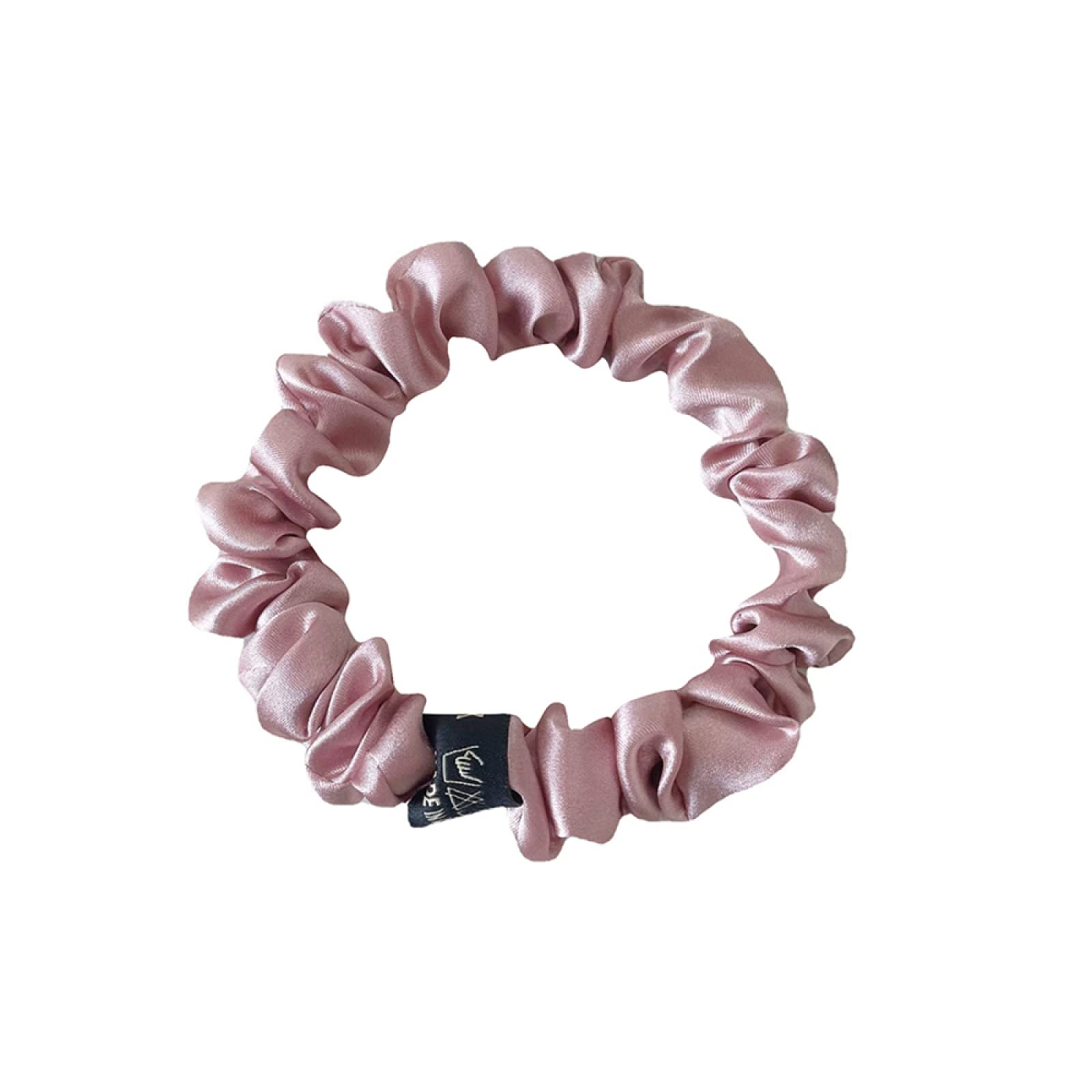 Prawdziwe jedwabne włosy 1.5-3.5cm akcesoria jedwabne Scrunchie dla kobiet elastyczna opaska do włosów gumki do włosów szalik 16 Momme pałąk, beżowy 2.5cm