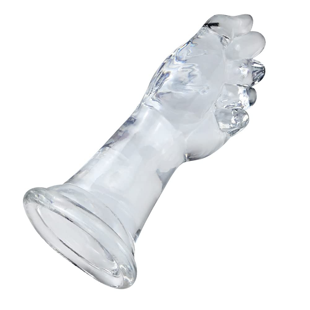Fisting Anal Plug Realistic Hand Dildo with Suction Cup for Men Women Vaginal Prostate Massage Sex Factory: Transparent