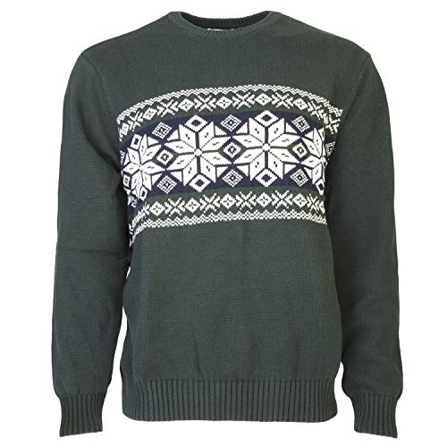 Dockers Men's Snowflake Crew Sweater