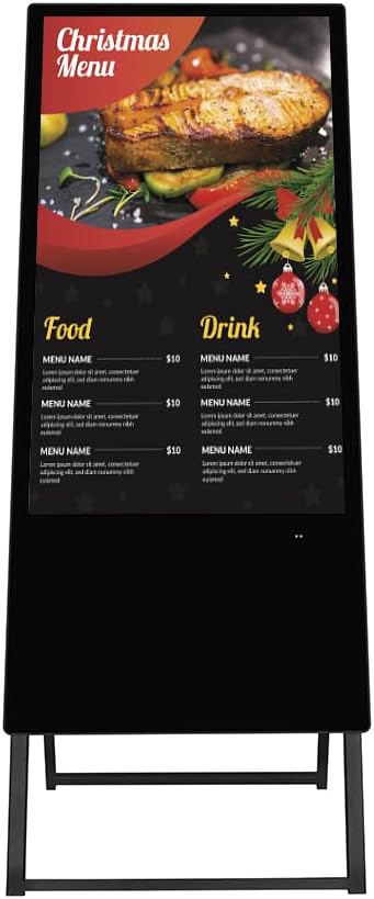 Free Standing Digital Signage Display Commercial Advertising Led Signs Screen w/HD Video Display - 43 Inch