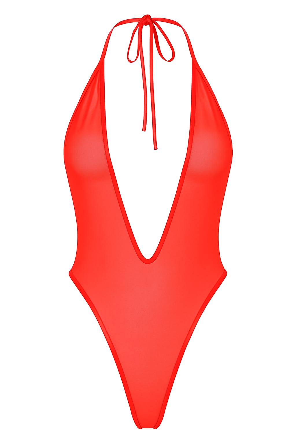 daddy come Sheer One Piece Thong Swimsuit for Women Sexy Plunging See Thru Monokini High Cut Bodysuit Slutty Mesh Lingerie-picture-30