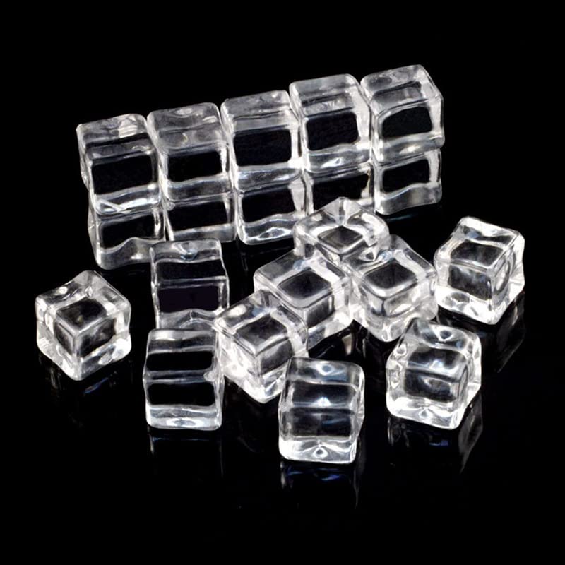 Amazon.co.jp: 60個入り アクリルアイス 氷 ディスプレイ氷 フェイク