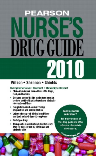 Pearson Nurse's Drug Guide 2010