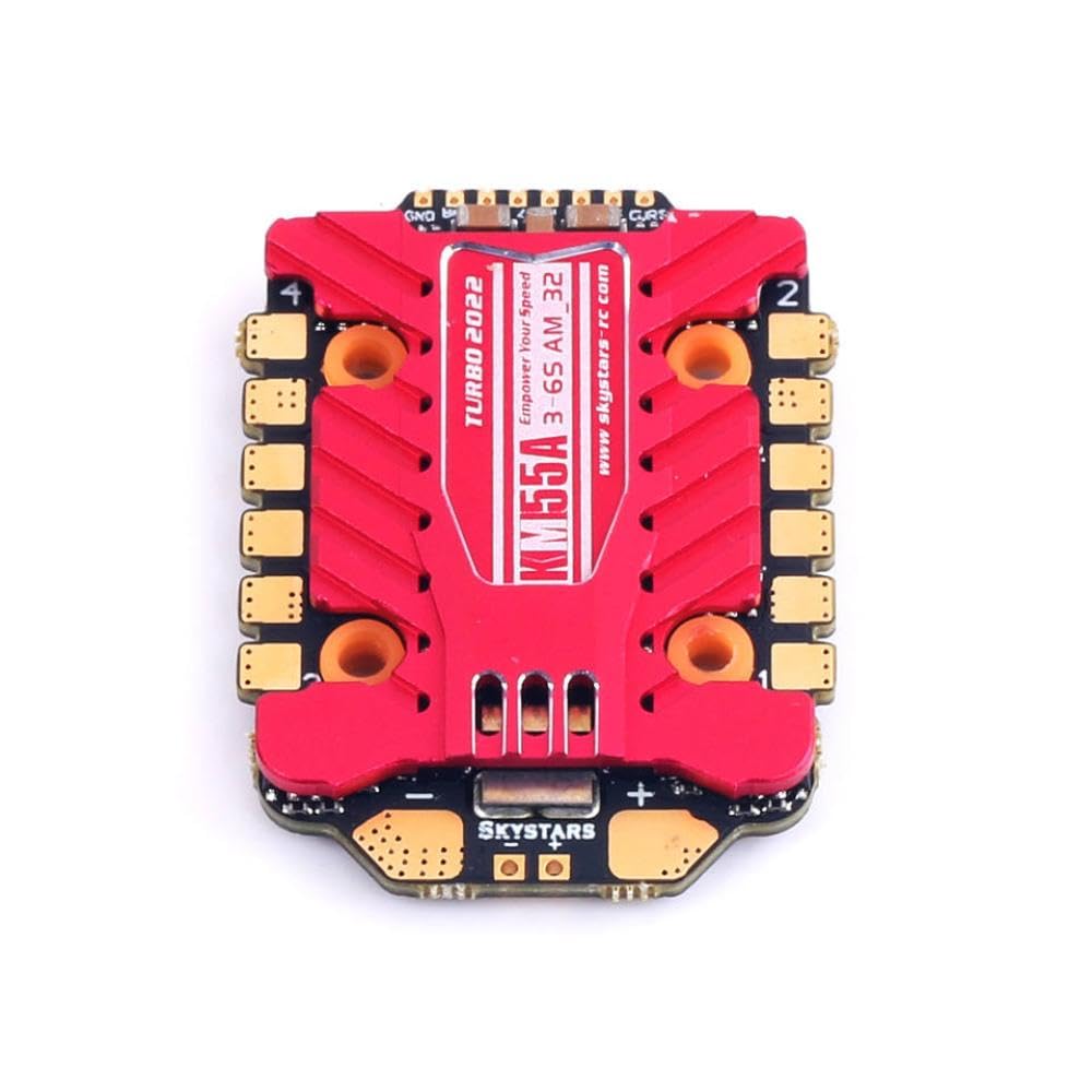 4 in 1 skystars ESC compatibile con droni di corse AM32 32 bit 3-6s KM55A 20x20mm Controller di volo
