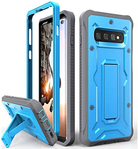 Galaxy Case - ArmadilloTek Vanguard Series Military Grade Rugged Drop Proof Case with Built-in Kickstand for Samsung Galaxy - Blue/Navy