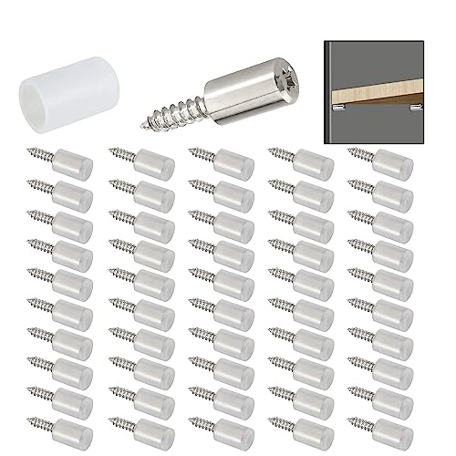50Pcs Self-Tapping Screws & Shelf Pins for Cabinets