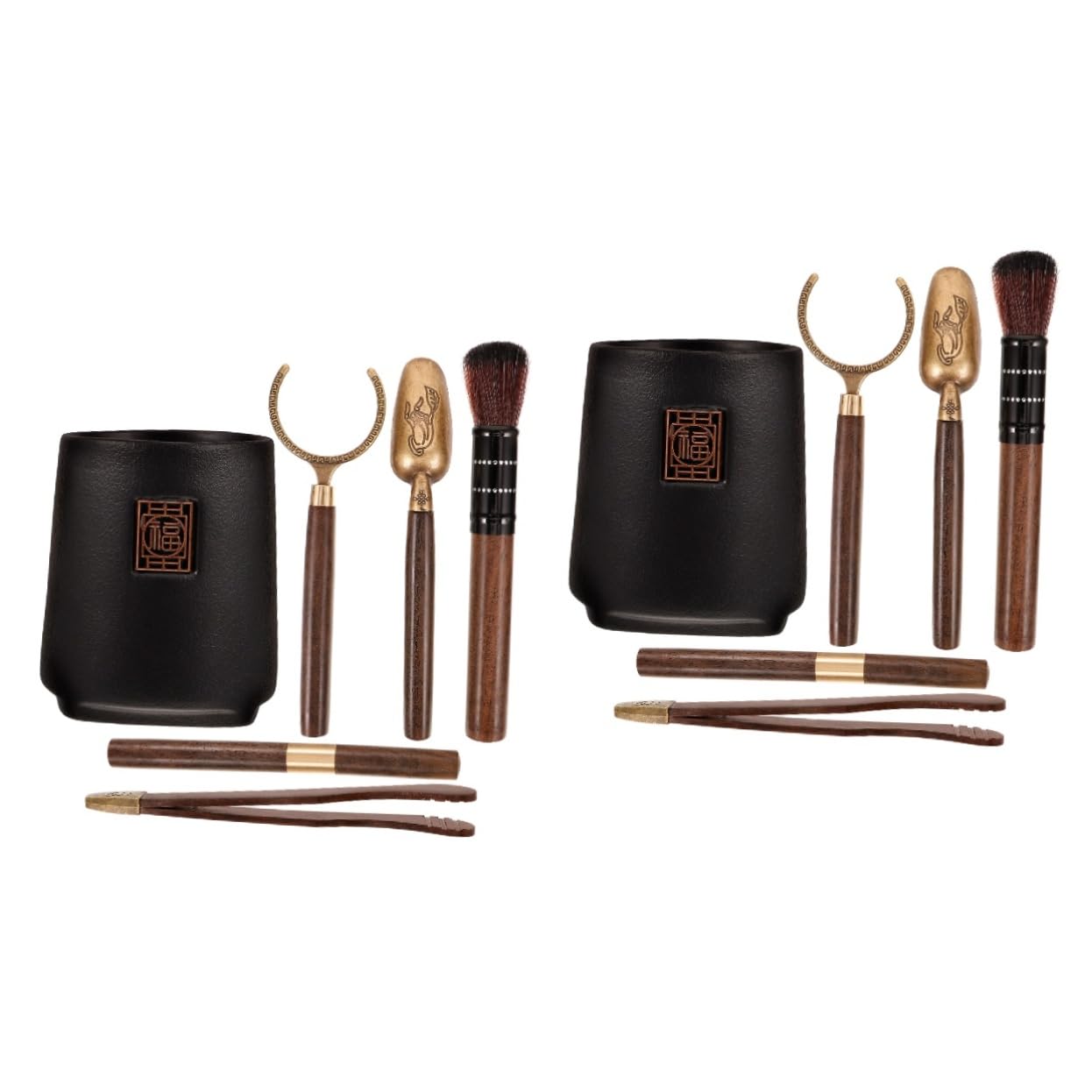 PartyKindom 2sätze Chinesische Teezeremonie Zubehör Elegante Teewerkzeuge Für Gongfu Tee Für Teeliebhaber Und Sammler Hochwertige Und Keramikmaterialien Teiliges Set Mit Exquisitem Design