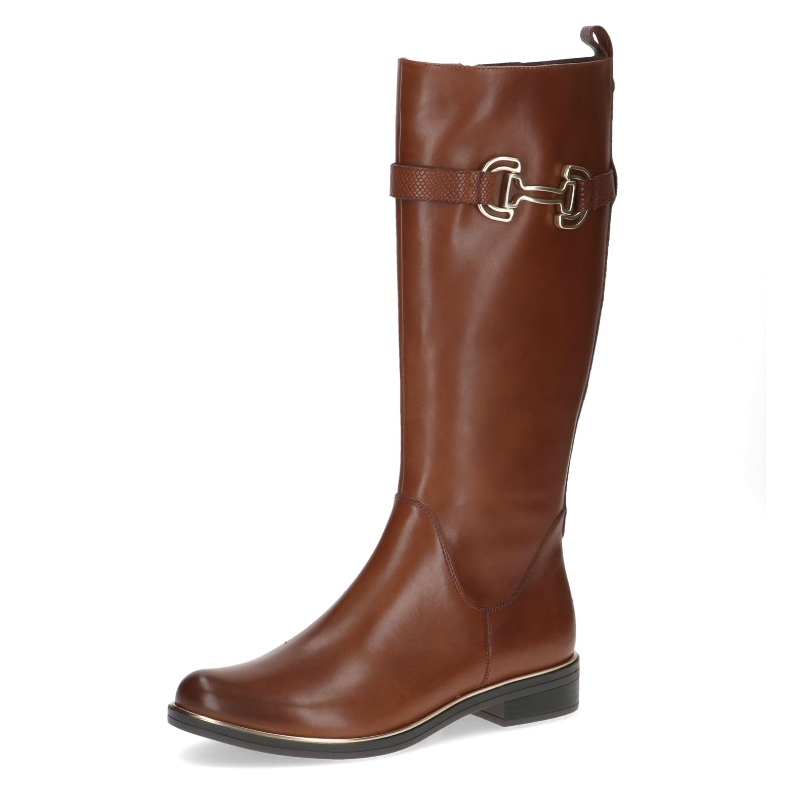 CAPRICE Damen Stiefel aus Leder mit Zierschnalle