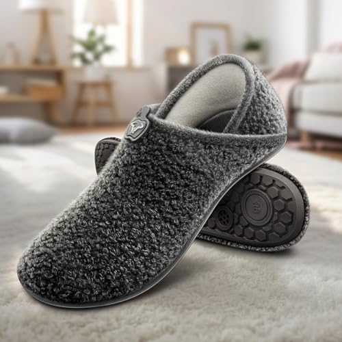 Women's Slippers-Slip on Warm Slipper Socks Lightweight For Women