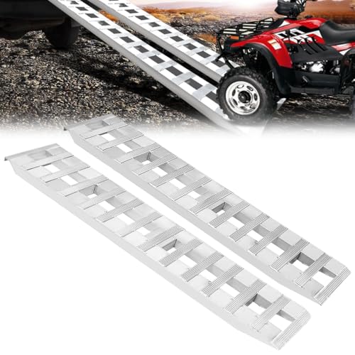 Rampas de aluminio para remolque 73" x 16" 6000 lbs miniatura 1
