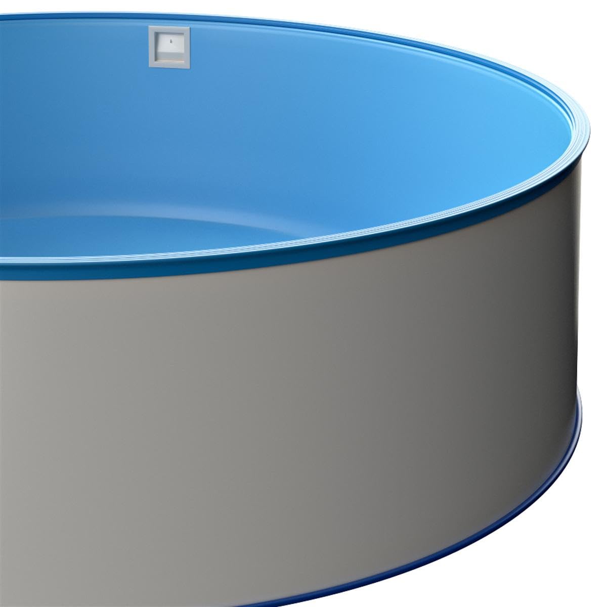 Diamètre 350x90cm Liner De Piscine Ronde Poolomio 350x100cm - PVC 0.4mm Résistant Au Froid Et UV | Pour Piscine Acier Liner Piscine Ronde Pvc