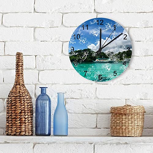 Horloge murale silencieuse pour travailler sans bruit au bureau