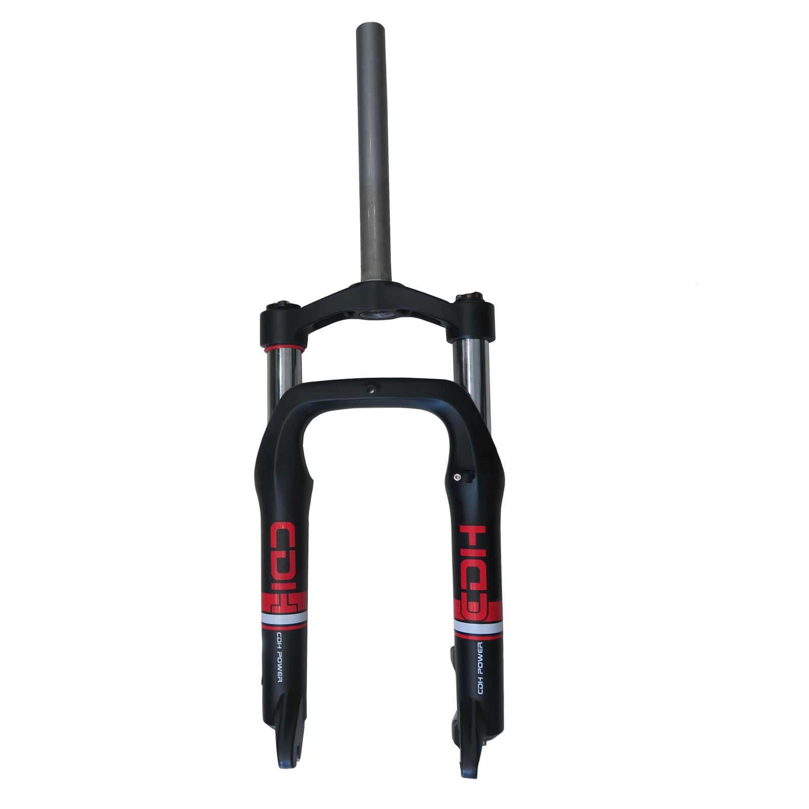 Forcella per Bicicletta 20" con Sospensione per Pneumatici Grassi da 4,0", a Spalla Singola con 1-1/8" Combo Attacco Manubrio, Freno a Disco per Bici da Neve/Triciclo
