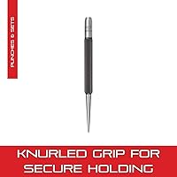 Vista 4 de Starrett 816A – Granete de 4 pulgadas de largo, diámetro de punta cónico 5/64 pulgadas