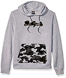 Gerippte Bündchen und Taille Southpole Herren Fleecepullover Sweatshirt, Camo Heathergrey, Medium