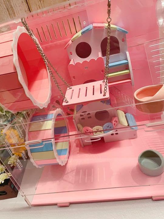 ハムスターペットラットマウス爬虫類小動物用品飼育ケージ大きめ