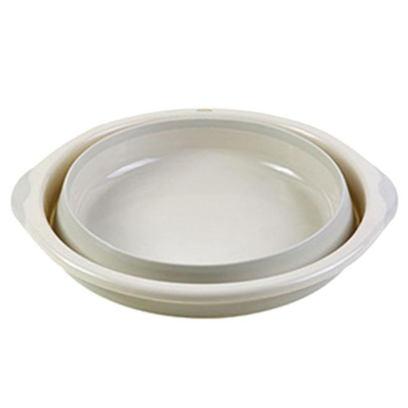JINGYAN Collapsible washing up Bowls Portable Wash Basins Camping Washbasin Folding Basin Silicone Collapsible Fishing Car Bucket Cleaning Supplies(Beige,M)