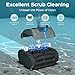 (2024 New) WYBOT C1 Max Robotic Pool Vacuum with APP, Manual Mode Switching & Wall Climbing Pool Cleaner, 65W Suction Power, 180~210 Mins, 2152 sq.ft, Infrared Intelligence, Ideal for Inground Pools