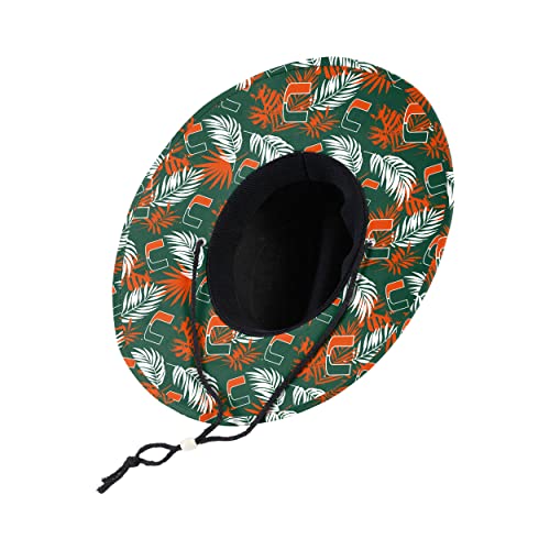 Image of Miami Hurricanes NCAA Team Color Straw Hat