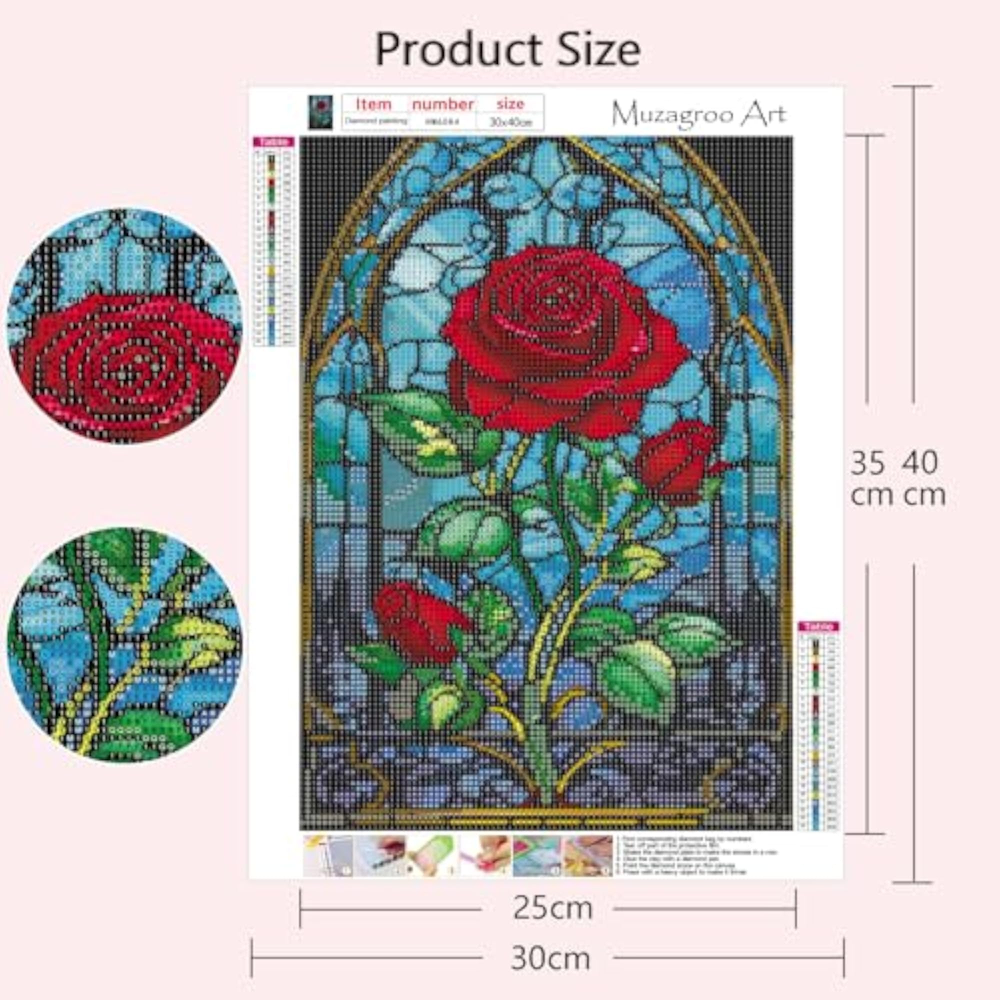 5D Diamond Painting Kit for Adults, Decorative Art