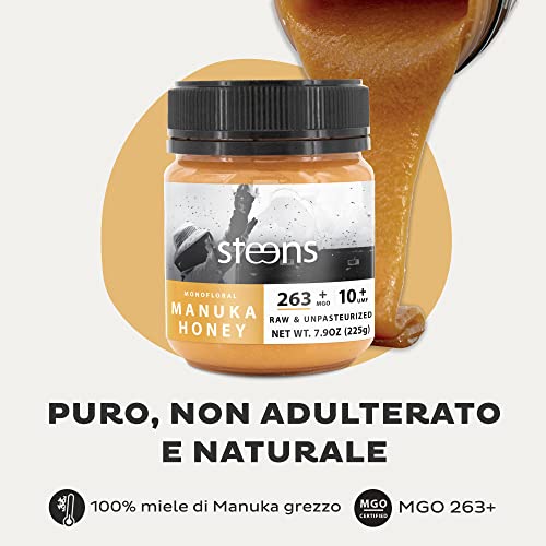 Steens Miele di Manuka - MGO 263+ - Puro Miele