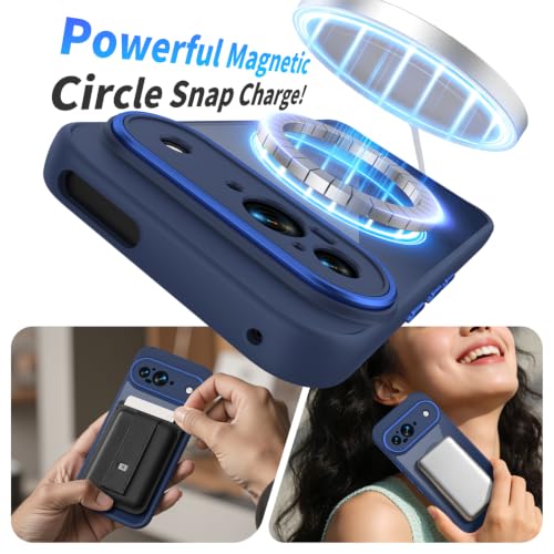 Image of Magnetic Case with Clear Back for Google Pixel 9, Fit for MagSafe