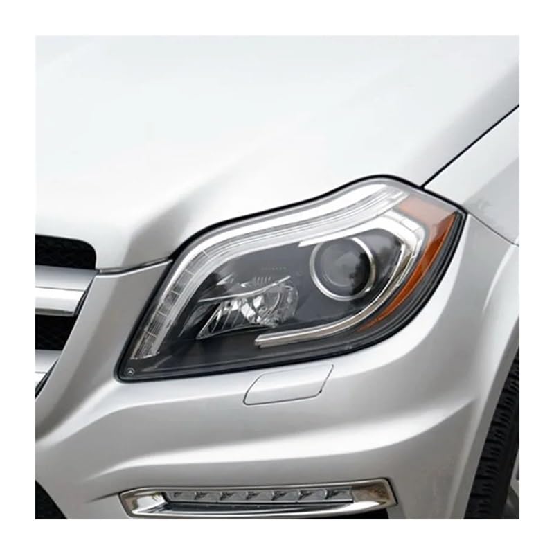 Couvercle de phare pour Benz GL 2012-2016 en verre transparent