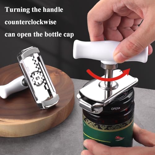 Amadething Adjustable Jar Opener with Wood Handle — view 7
