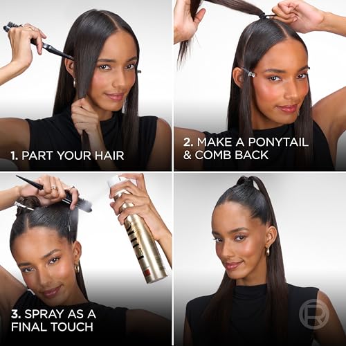 L'Oreal Paris Elnett Classic Hairspray, Suitable for Color Treated Hair, up to 72-Hour Extra Strong Hold Formula with Humidity Resistant Frizz Control, Hairspray with Soft, Brushable Finish, 11 oz - image 6