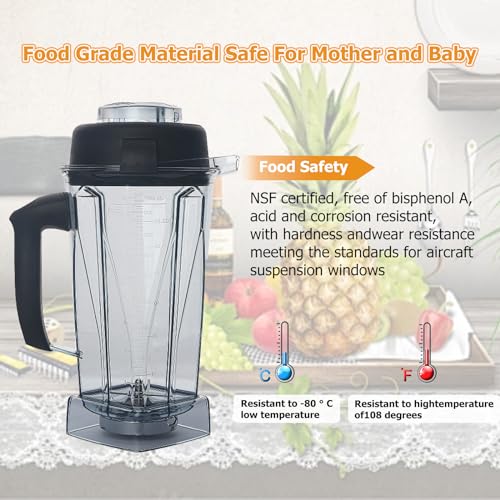Recipiente para licuadora 64oz compatible series 5200 miniatura 3