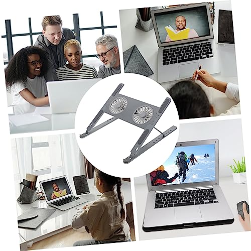 Base para laptop con ventilador led y ajuste OSALADI miniatura 5