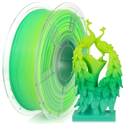 Image of IEMAI Rainbow PLA Filament 1.75mm 1kg, High-Speed 3D Printer Filament Up to 600mm /s Printing, Toughness & Neatly Wound, Fast Color Changing for DIY, Artistic & Home Decor