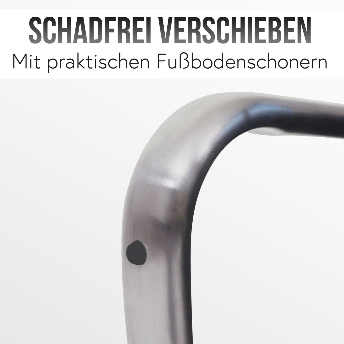 Mendler Sitzbank HWC-G55 160cm Edelstahl - blau-grün