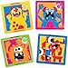 Baker Ross AX269 Puzles Deslizantes Grupo De Monstruos - Paquete De 6, Para Bolsos De Fiesta Y Pequeños Juguetes Para Niños