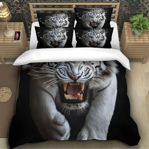 Housse de couette microfibre hypoallergique de qualité supérieure King - 5