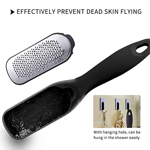 Hornhauthobel-Warxin-Hornhautentferner-Entferner-Harte-Haut-Dicker-Kallus-and-Hhneraugen-EntfernenEdelstahl-Fufeile-Hornhautfeile-Hilfsmittel-fr-Fussfeile-Doppelseitiges2-Stck