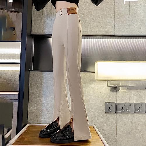 Girls Jeans Kids Toddler Fashion Trendy Slit Slim Fit Stretch Flared Denim Pants Casual Clothes High Waist Bootcut Trousers4