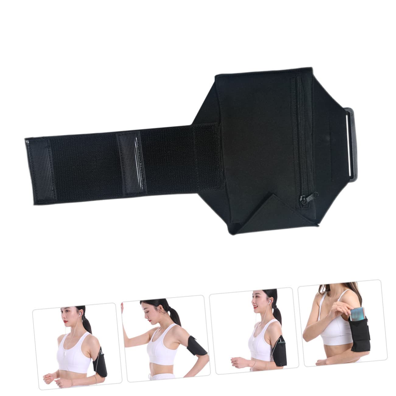 4 Stück Sportliches Arm Phone Holder aus Neopren Multifunktionale Handytasche für Outdoor Aktivitäten Wie Joggen Fitness Reisen Praktisch Langlebig und Wasserabweisend für Handy