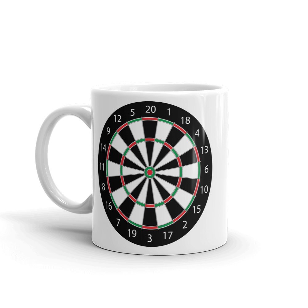 Dv Mugs Ltd Multi Fun Dart Board Mug Darts Player Dad Brother Uncle Pub Games #4643