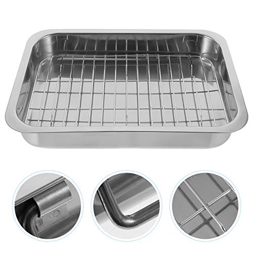 1 Set Spülmaschinengestell Plätzchensicheres Backen Grillen Toaster Pfannenröster Multi-Stick Lasagne BBQ Restaurant Koch Kühlung Backformen Haus- und Geschirrgriffe Küchenregal (Color : Silver, Size 7 1 Set Spülmaschinengestell Plätzchensicheres Backen Grillen Toaster Pfannenröster Multi-Stick Lasagne BBQ Restaurant Koch Kühlung Backformen Haus- und Geschirrgriffe Küchenregal (Color : Silver, Size