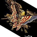 Hot Leathers FGA1058 Multi Color 3' x 5' 2nd Amendment Eagle Flag