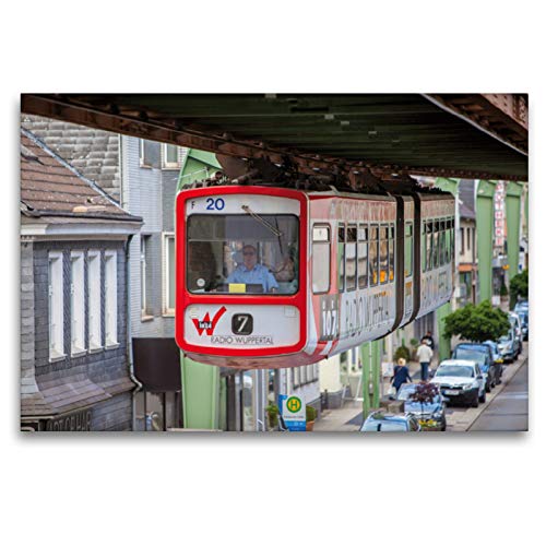 Leinwand · Premium Textil-Leinwand 120 cm x 80 cm quer Schwebebahn (Wagen