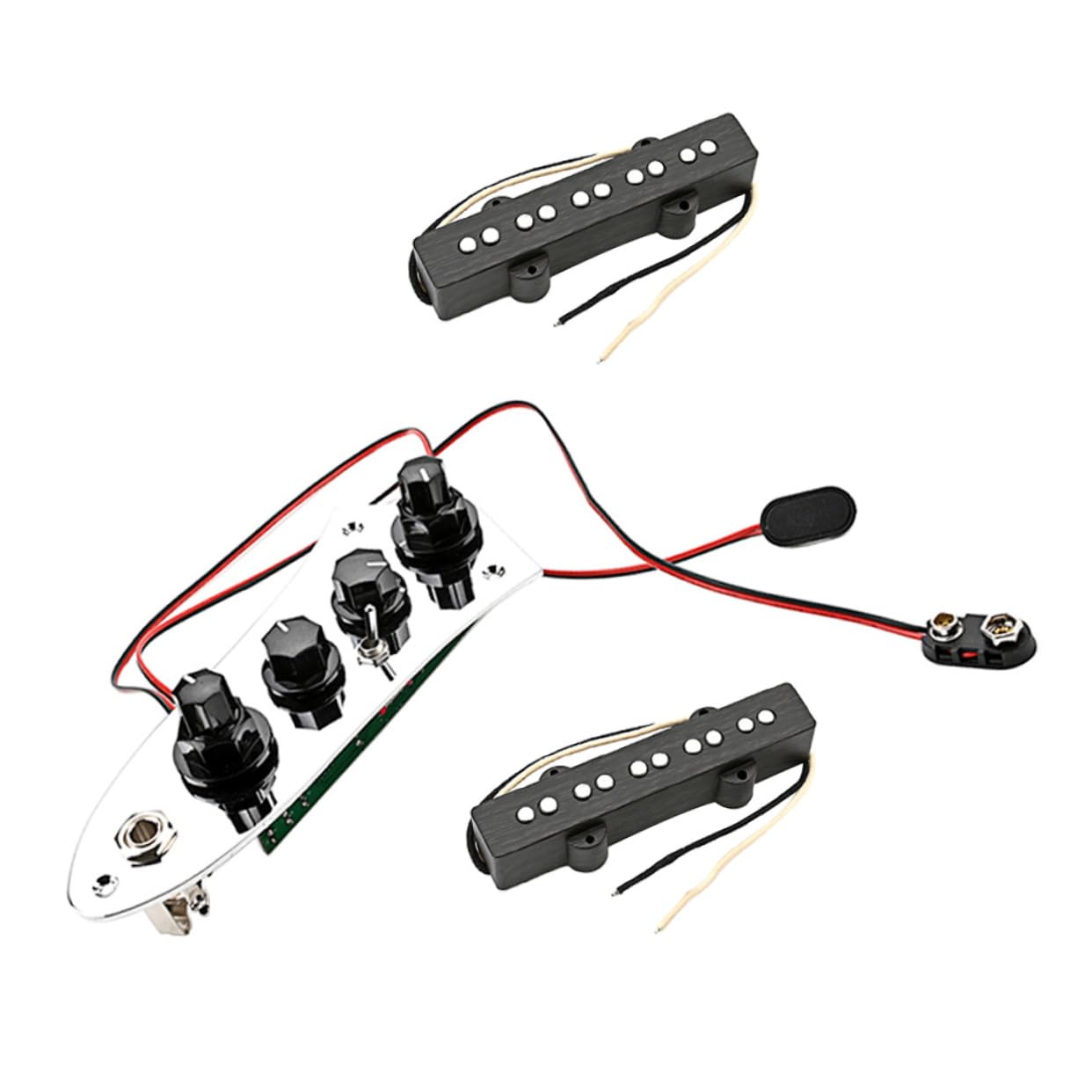 1satz Jb String Bass Humbucker Pickup Set Für Professionelle Bassisten Einfache Installation Verbessertes Klangdesign Und Praktische Bassteile Für Besten Sound