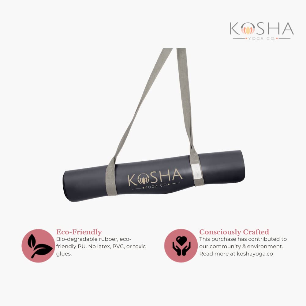 Kosha Yoga Co Pure Align Yoga Mat β 6.5mm (Pine) 2